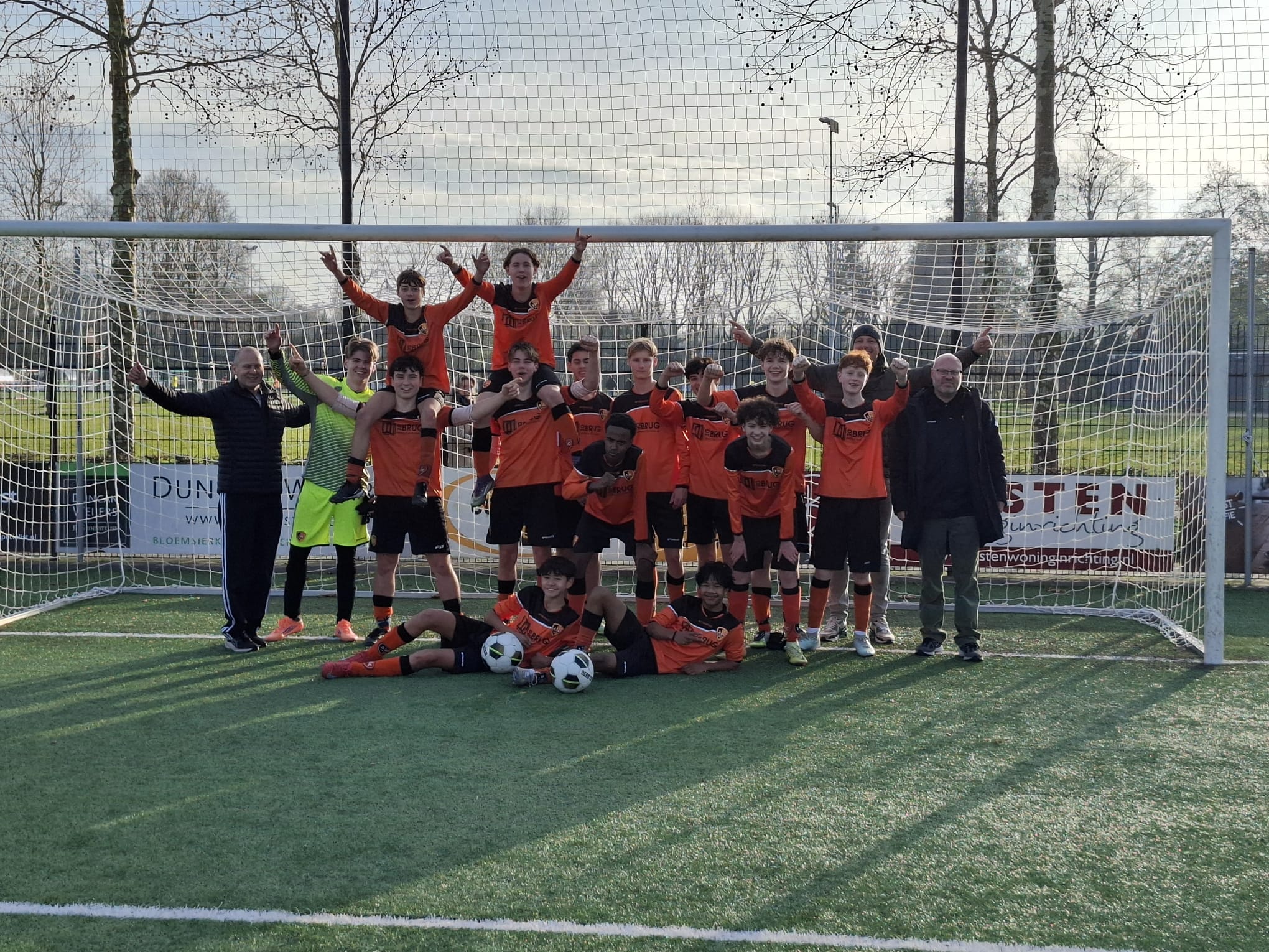 JO16-2 de 4e kampioen in de 2e fase, ongeslagen!