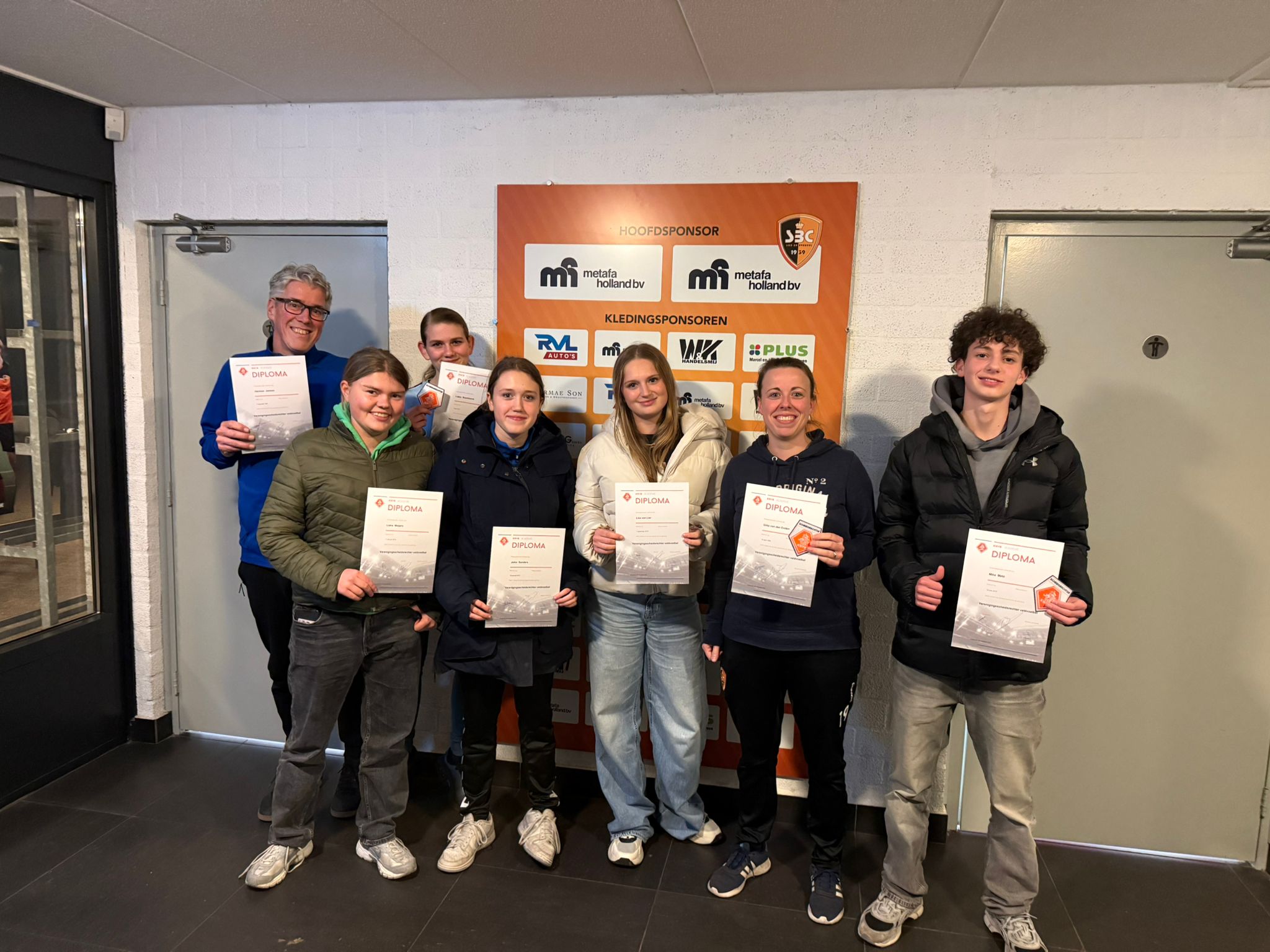 Geslaagden scheidsrechterscurus!